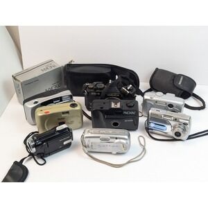 Film and  Digital Camera Lot of 8  (For Parts or Repair)